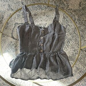 Buffalo Check Babydoll Top